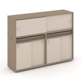 Набор 6 Тумба двойная с надставкой ES.NB.2N-6